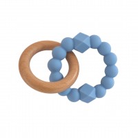 Jellystone Moon Teether 6months+ (Soft Blue)